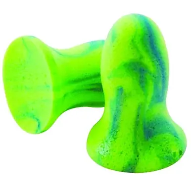 Moldex 6630 Meteors Disposable Earplugs, Small, Green, Foam, Uncorded