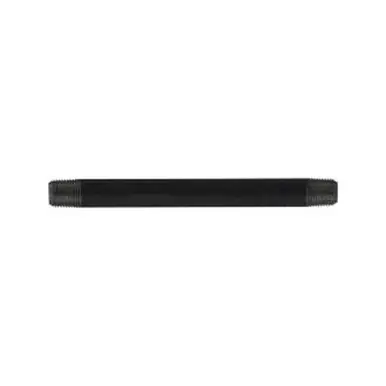 Midland Industries 57008 - Welded Pipe Nipple, 1/8" MPT x 1/8" MPT, 4-1/2" L, Steel, Black, SCH 40