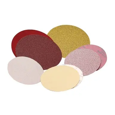 Carborundum 05539521300 Premier Red Zirconia Resin Disc, 6", 80 Grit, Stick-On