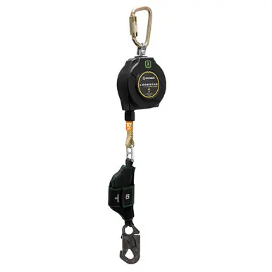 Safewaze 025-5538 - Lodestar Lift Arc Flash 10‘ Single Web SRL Dielectric Snap Hook