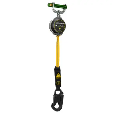 Safewaze 024-5491 - Latitude Pro Arc Flash 10‘ Single Web SRL-P 9013 BWB Dielectric Snap Hook