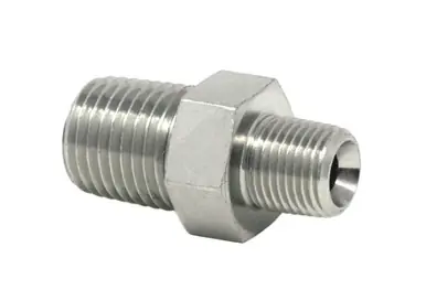 GRACO 190338 - Fitting Nipple Adapter, 5000 PSI, 1/4" NPT(M)