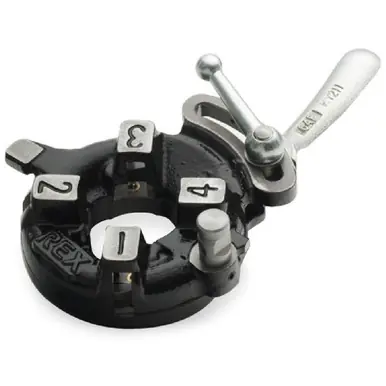 WHEELER-REX 60136 - 1/4" - 3/8" Auto Opening Die Head for 7991 & 8991 Threader
