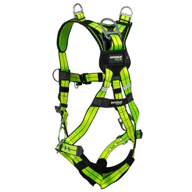 Safewaze 025-1777 - PRO+ Full Body Retrieval Harness 3D, Shoulder D‘s, QC Chest, FD, TB Legs (4X)