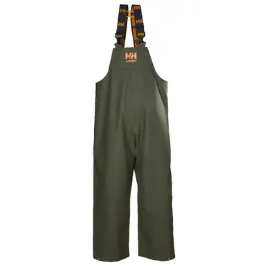 Helly-Hansen 70583-480-XL - Storm Rain Bib Pants - Waterproof PVC-Coated - Size XL