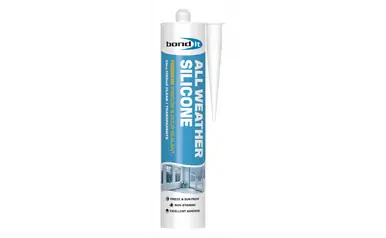 BOND IT SLAWSCL All Weather Oxime Silicone 10oz Cartridge,Clear (12)