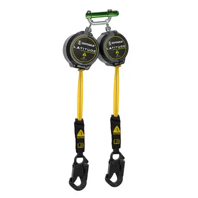 Safewaze 024-5496 - Latitude Pro Arc Flash 10‘ Dual Web SRL-P 9013 BWB Dielectric Snap Hook
