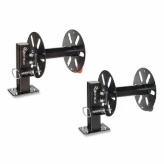 Best Welds Set of 2 Cable Reels with Fixed Base 150 ft of 1/0; 125 ft of 2/0