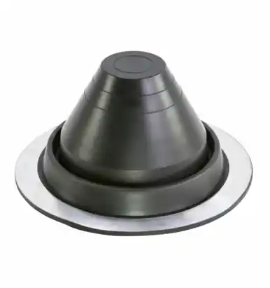 Master Flash RD601BA 6 Universal Master Pipe Flashing Boot for Metal Roof, 5" - 9" Pipe Range