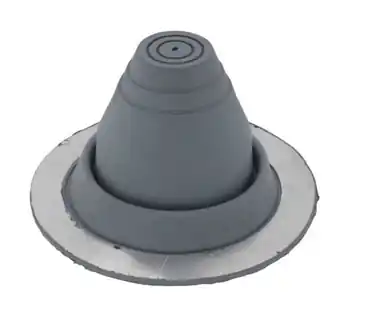 Master Flash RD101NG 1 Universal Master Pipe Flashing Boot for Metal Roof, up to 1-7/8" Pipe Range