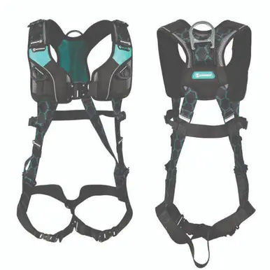 Safewaze 025-1700 Contour Full Body Harness 1D, QC Chest/Legs (XL)