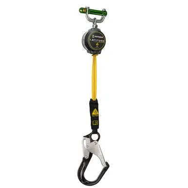 Safewaze 024-5490 - Latitude Pro Arc Flash 10‘ Single Web SRL-P 9013 BWB Aluminum Rebar Hook