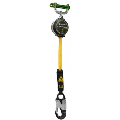 Safewaze 024-5488 - Latitude Pro Arc Flash 10‘ Single Web SRL-P 9013 BWB Aluminum Snap
