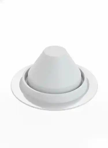 Master Flash RD201GA 2 Universal Master Pipe Flashing Boot for Metal Roof, 1-3/4" - 3" Pipe Range