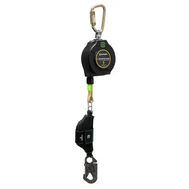 Safewaze 025-5534 - Lodestar Lift Arc Flash 8‘ Single Web SRL Dielectric Snap Hook