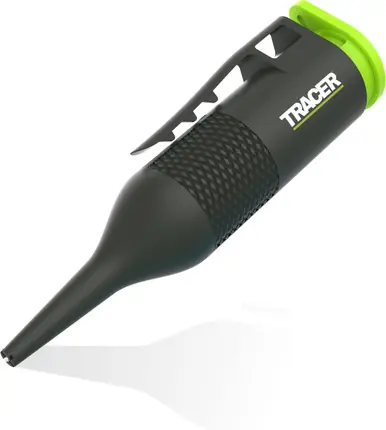 TRACER ACSMK1-NA - Trueshot 4" Deep Hole, Spray Action Chalk Marker, High-Vis Green, Non-Permanent