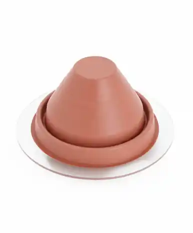 Master Flash RD401TC 4 Universal Master Pipe Flashing Boot for Metal Roof, 3" - 6-1/4" Pipe Range