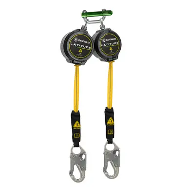 Safewaze 024-5492 - Latitude Pro Arc Flash 10‘ Dual Web SRL-P 9013 BWB Snap Hook