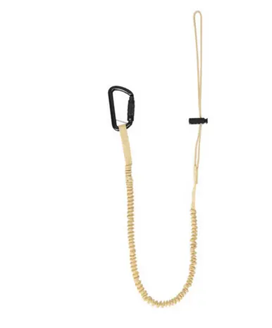 Safewaze 022-10002 - 5 lb. Arc Flash Elasticated Tool Tether Carabiner, Cinch