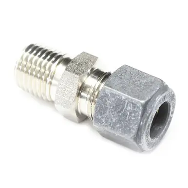 GRACO 16V703 - Fitting, 3/8 Tube Comp x 1/4" NPT, SS