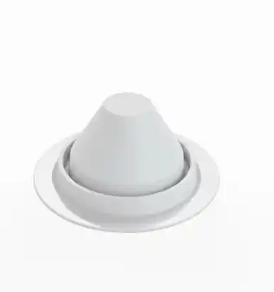 Master Flash RD901WT 9 Universal Master Pipe Flashing Boot for Metal Roof, 9" - 20" Pipe Range