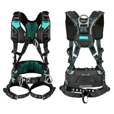 Safewaze Contour Construction Harness 3D, QC Chest, FD, TB Legs