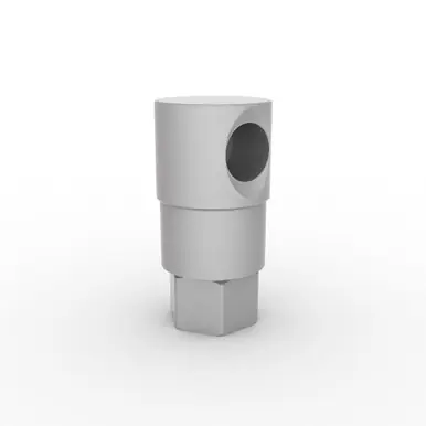 GRACO 130995 - Swivel Fitting, 1/2", Ff, 90Deg, Ms.4K, 5000 PSI, two 1/2" NPT(F) threads