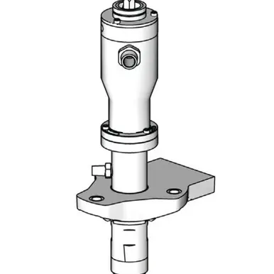GRACO LB050A - Merkur Bellows 303 SST Displacement Pump, 50 cc, 3 UHMWPE/2 PTFE V-Packings