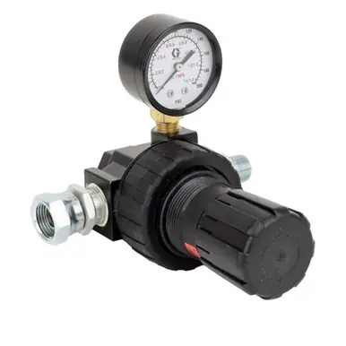 GRACO 202858 - Air Pressure Regulator with Gauge, 1/2" NPSM(F) Inlet, 1/2" NPT Outlet, 0-200 PSI