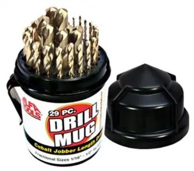 ALFA CO50190DM - 29pc Cobalt Drill Mug Set