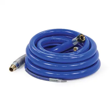GRACO 17L005 - Blue Solid Heavy-Duty Texture Hose Kit, 1 1/4 in x 1-1/4" x 25 ft