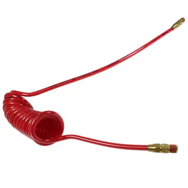 Coilhose PR516-204B-R - Flexcoil, 5/16" x 20‘, 1/4" NPT Reusable Swivel Fittings, Red