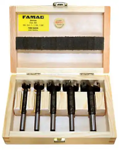 ALFA FBM64030 - 5pc Bormax Forstner Bit Set