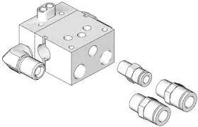 GRACO 288218 - International Manifold w/ Side Fluid Ports