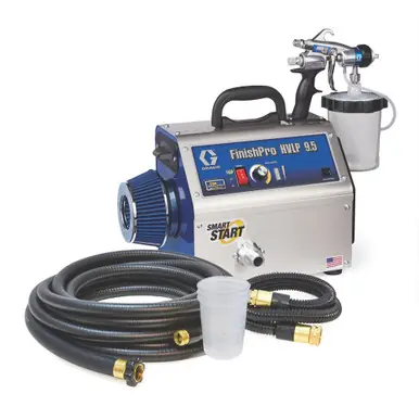 GRACO 17N267 - Finish Pro HVLP 9.5 ProContractor Series Sprayer, Stainless Steel