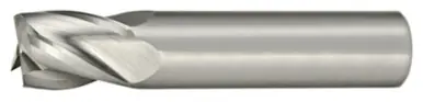 ALFA SCS60653 - 3/4 x 3/4, 4-Flute Single End CC Carbide Stub End Mill