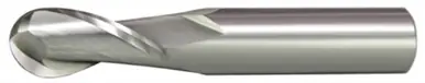 ALFA SCB61381 - 9/16 x 9/16 Carbide, 2-Flute Ball Single End Mill