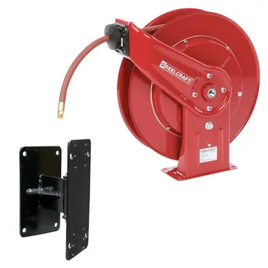 Reelcraft 7850-OLP-KIT1 - 1/2" x 50‘ Spring Driven Hose Reel w/Swing Bracket
