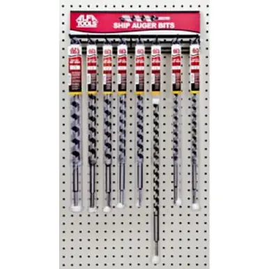 ALFA AUG8 - 8pc Ship Auger Bit Set 18"Overall