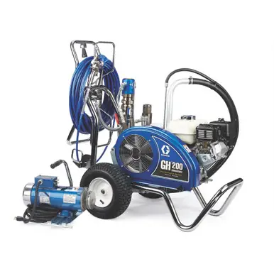 GRACO 24W926 - GH 200 Convertible Standard Series Gas Hydraulic Airless Sprayer w/ Electric Motor