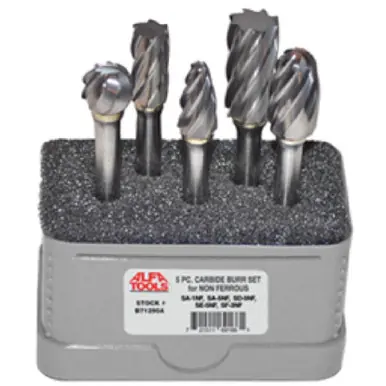 ALFA B71290A - 5pc Burr Set Alumacut