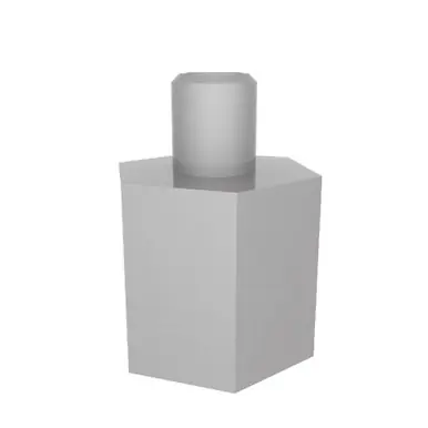 GRACO 124814 - Stainless SS Reducer Fitting, 1/2Nptx1/4" NPT, Female x Male, 1/2" NPT x 1/4" NPT