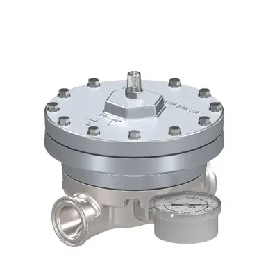 GRACO 25R457 - Low Shear Fluid Back Pressure Regulator, 300 Max psi, 25 gpm Max flow rate, SST,