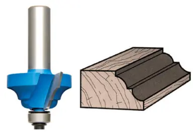 ALFA RB75110 - 1-1/4 x 2-1/8 Classical Router Bit