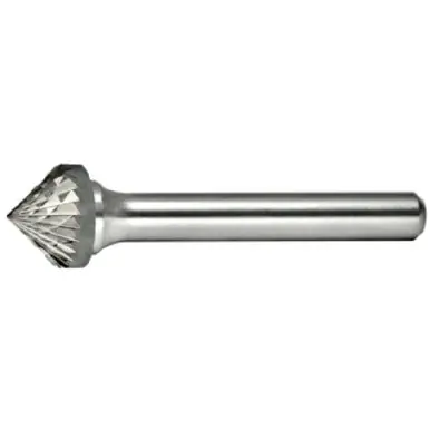 ALFA B71326D - Sk-9 Carbide Burr 90 Degree Cone Double Cut