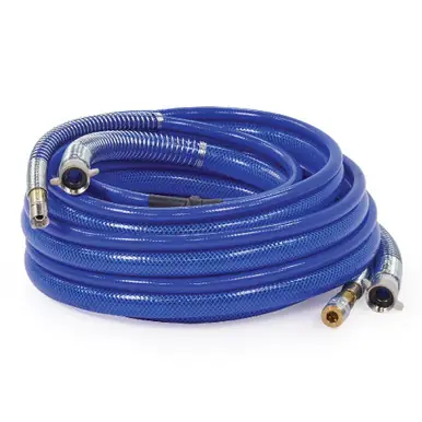 GRACO 17J454 - Blue Translucent Texture Hose Kit, 3/4 in x 3/4" x 25 ft, Blue translucent
