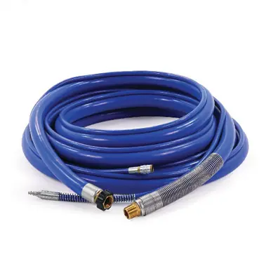 GRACO 17L007 - Blue Solid Heavy-Duty Texture Hose Kit, 1 1/4 in x 1-1/4" x 35 ft
