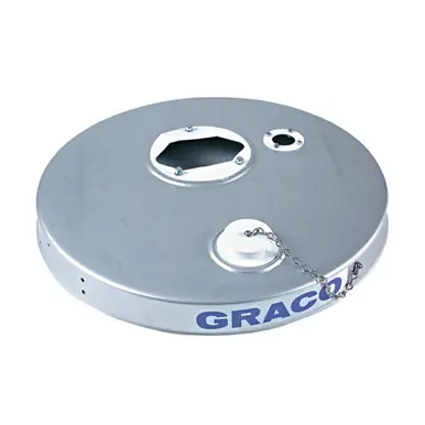 GRACO 237307 - Stainless Steel Drum Cover, Series A, for President & Monark Pumps with 204995 /
