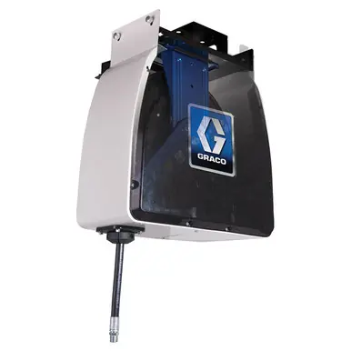GRACO 24D993 - SD10 Water/Antifreeze Hose Reel Package, 3/8" x 35 ft, Inlet Hose, Water Bib, White