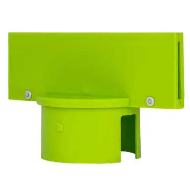 Mr. Chain 92714 Medium Duty 2.5" Stanchion Sign Adapter (1 Pack) Safety Green